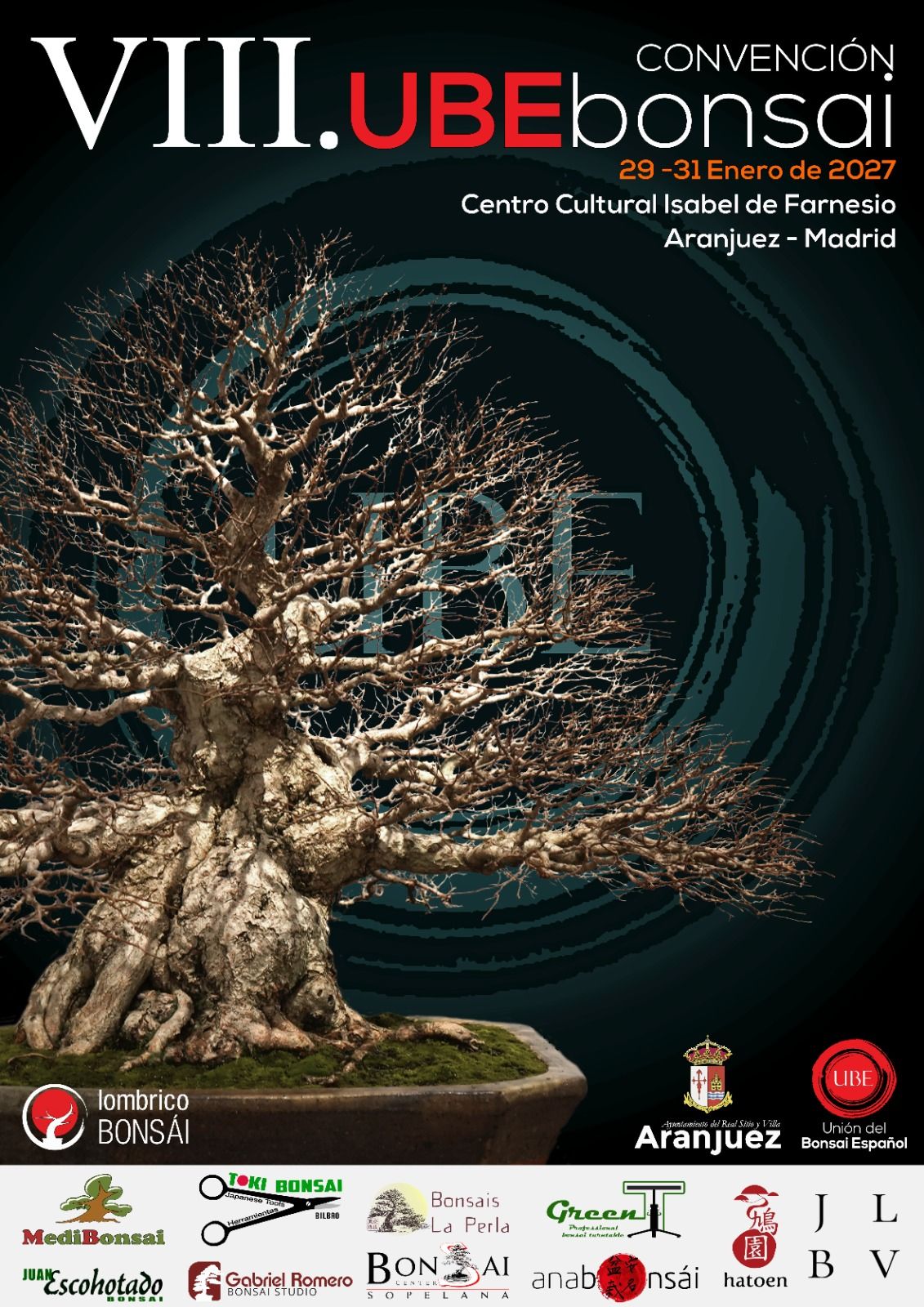 exposicion UBE bonsai 2027 cartel